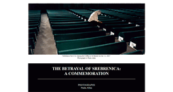 Desktop Screenshot of betrayalofsrebrenicaphotoexhibit.net
